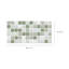 30cm W x 15cm L Vinyl Peel and Stick Subway Tile