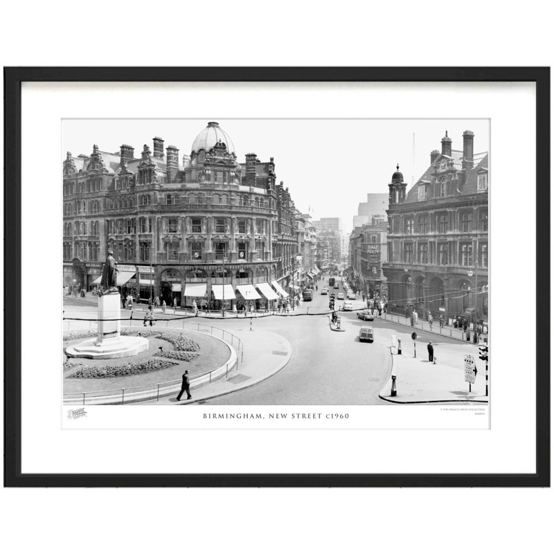 Birmingham, New Street C1960 - Single Picture Frame Print, 45cm H x 60cm W x 2.3cm D