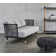 Loop 29.2" Wide Round Footstool Wide Ottoman