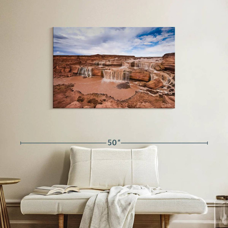 Grande cascade d'Alvord en Arizona, H 26 po x l 39 po
