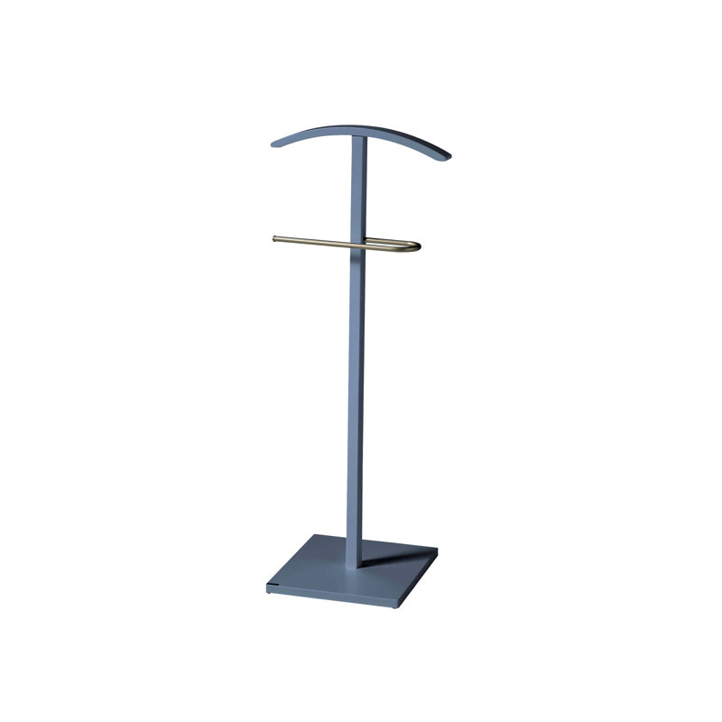 Ahrens Freestanding Valet Stand, Blue