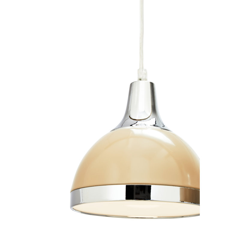 Elnora 3 - Light Chrome Kitchen Island Pendant, Clay