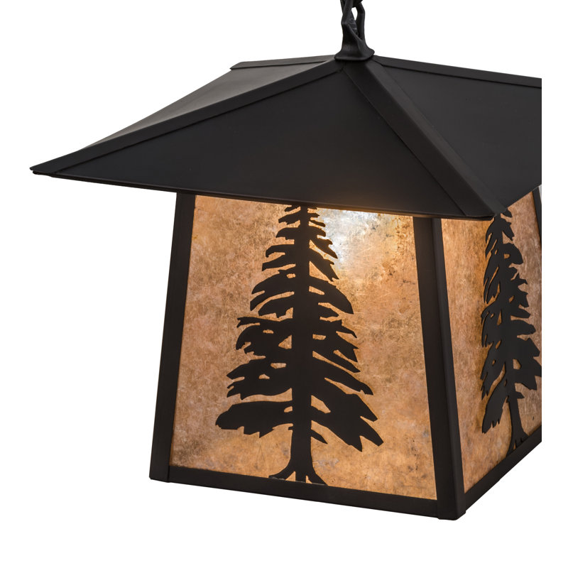 Luminaire suspendu géométrique 1 lumières lanterne Owego