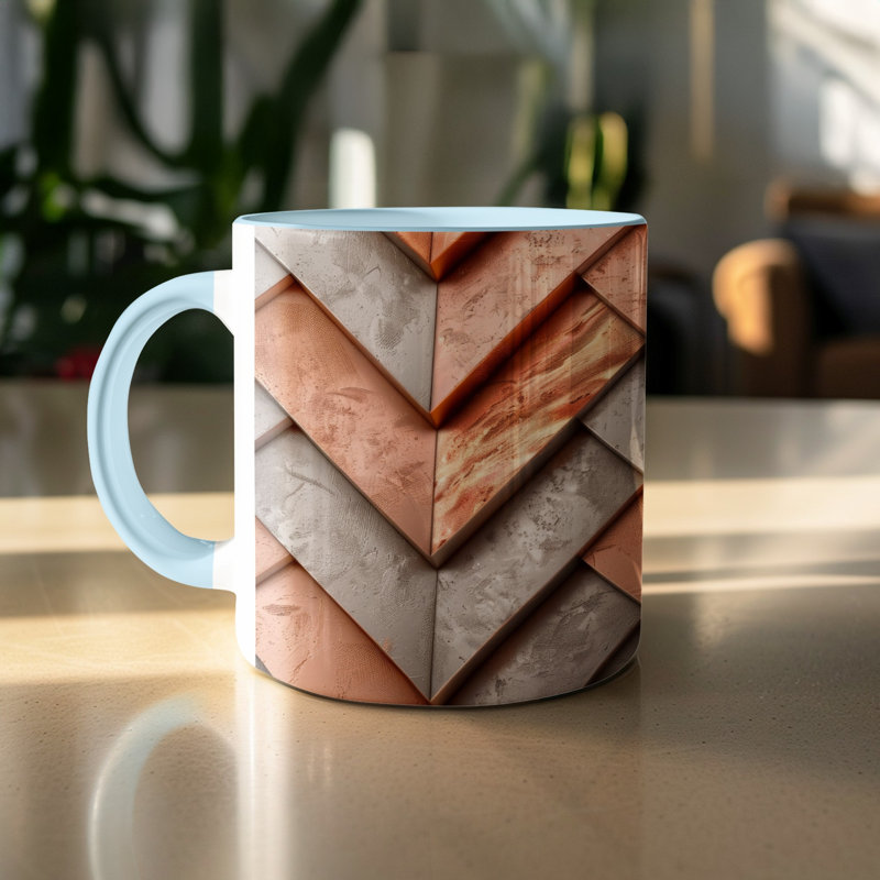 Chevron 11oz Accent Coffee Mug