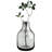 Aquista 8" Hand Blown Art Glass Gray Table Vase-893740499
