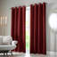 Nalaiyah Velvet Chenille Eyelet Curtains-1315062714-1315062717