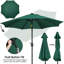 Parasol de marché 9pi avec bouton poussoir-111781683
