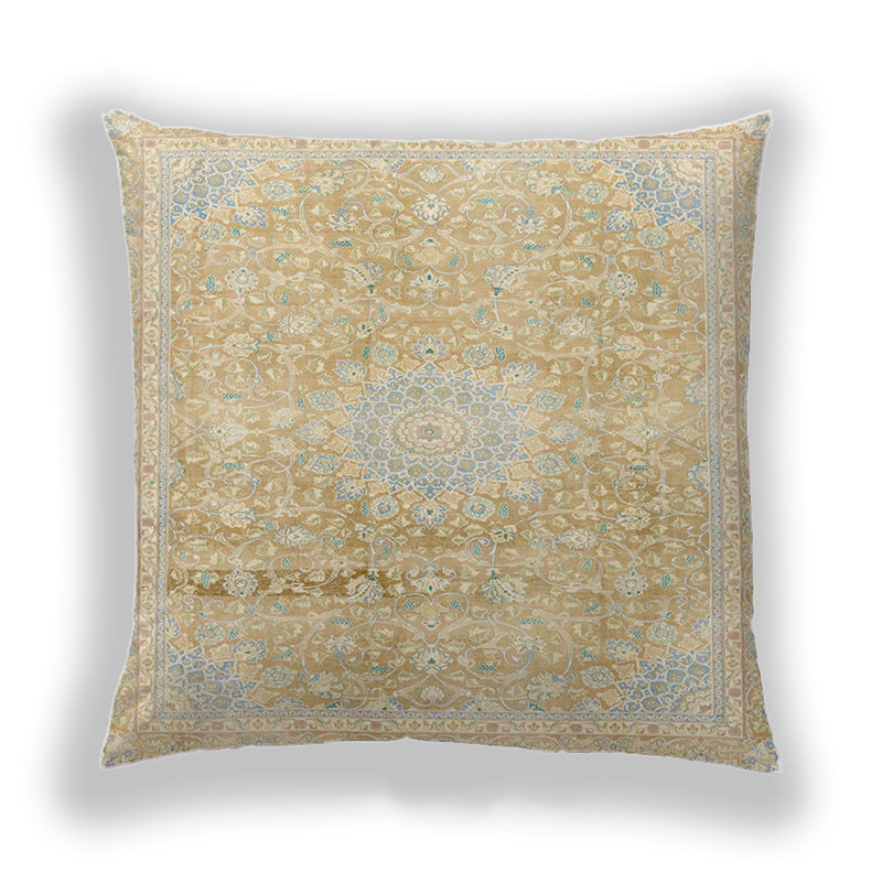 Abstract Reversible Throw Pillow, Microsuede