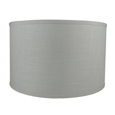 Abat-jour tambour en lin classique 16 po