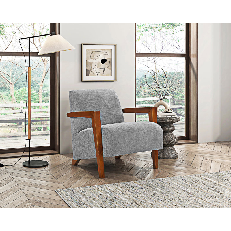 Armchair Accent Chair, Grey