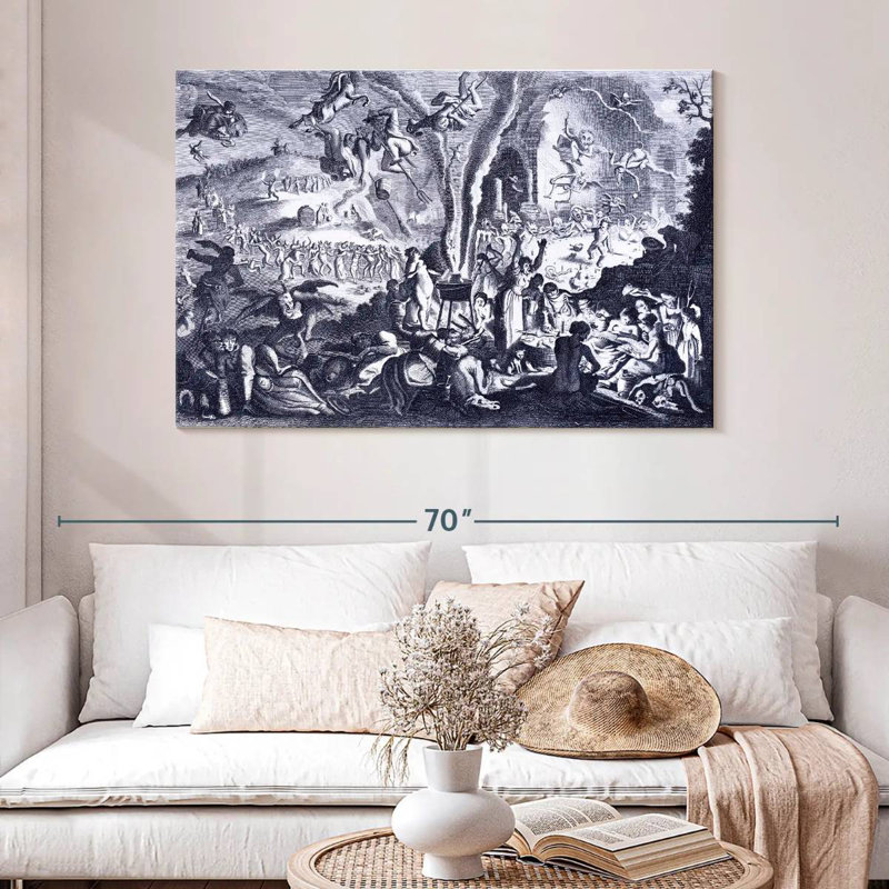 Kelan Witches Sabbath, 32" H x 48" W