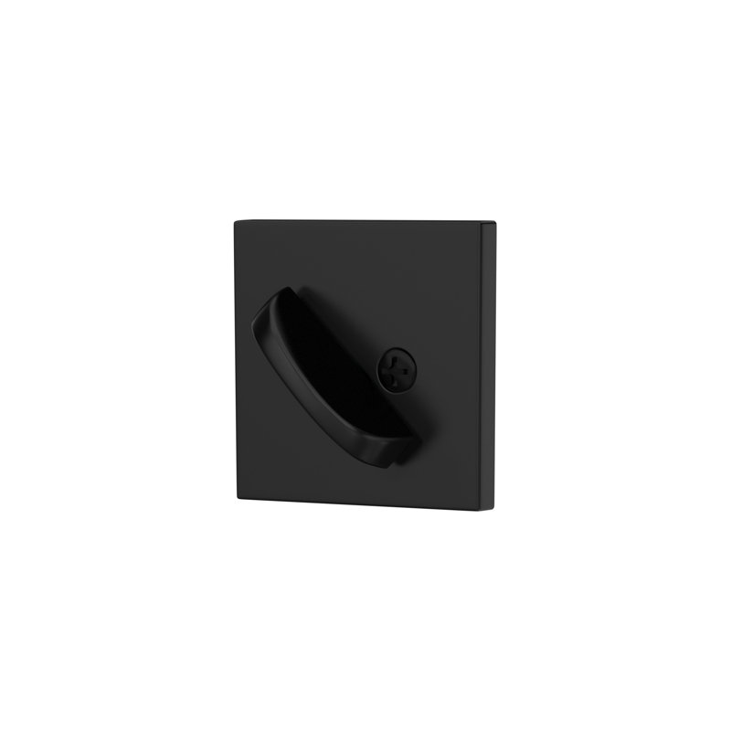 Single Cylinder Deadbolt with Collins Trim, Matte Black