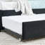 Lit de jour double avec canapé-lit capitonné rembourré, structure de canapé-lit avec dossier confortable et accoudoirs, velours (79,5 po x 58 po x 25 po)