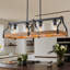 Rodnisha 4-Light Farmhouse Kitchen Island Light