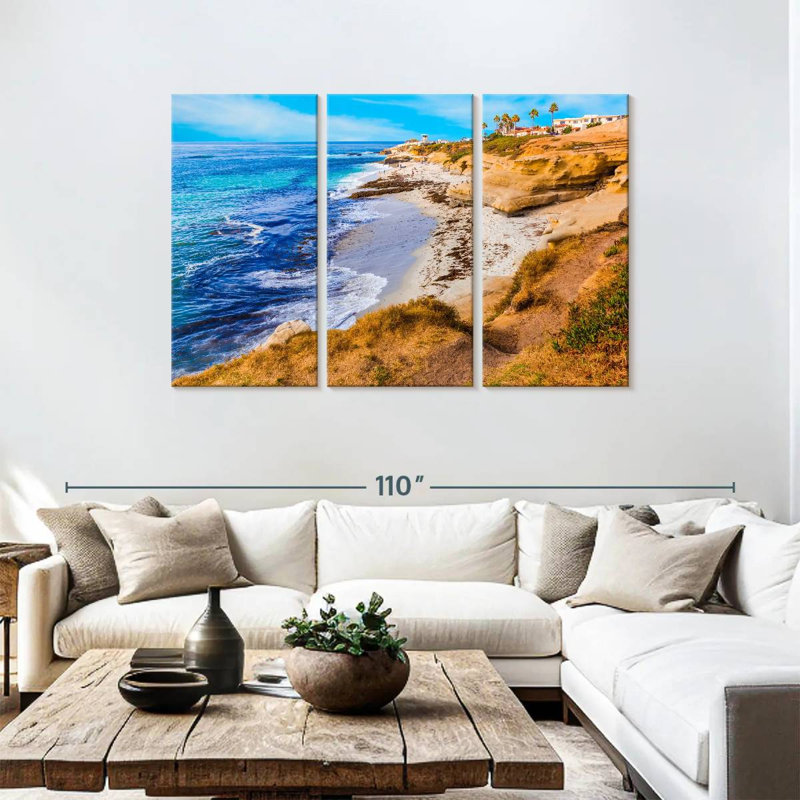 Gillard La Jolla Beach, 48" H x 74" W