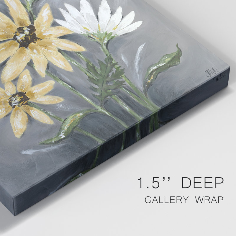 Summer Daisies I - impression, H 27 po x l 18 po x P 1 po