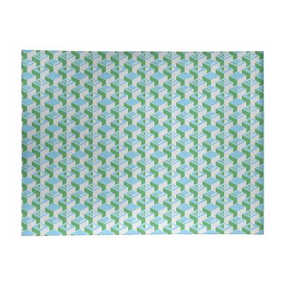 Chenille Geometric Indoor Rug