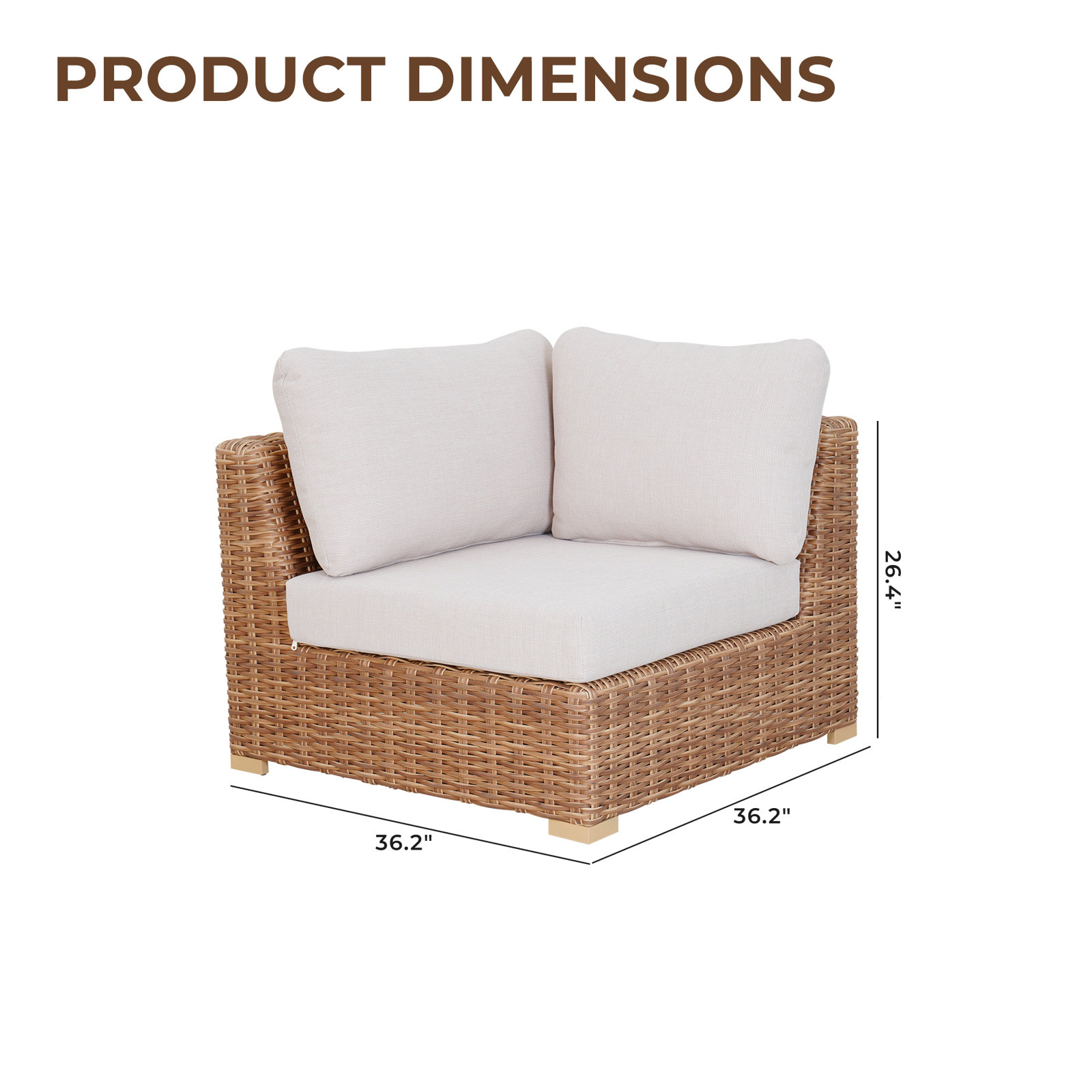 Windsor 36" Patio Sofa