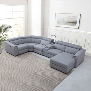 Upholstered Power Reclining U-Shaped Sectional