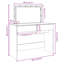 Dressing Table With LED 100X40x130 Cm-71188279