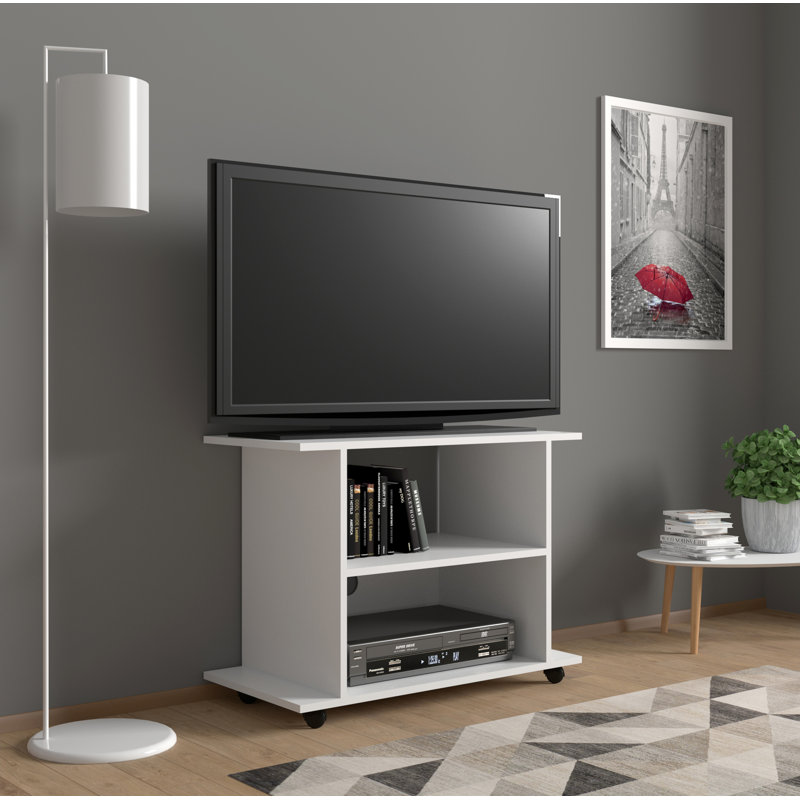 Mirah Unfinished TV Stand for TVs up to 32", White