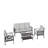 4-Piece Metal Patio Furniture Set