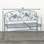 Gray Terrace Iron Outdoor Bench