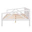 Lit de jour double, support en lattes de bois-604994538