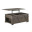 Table basse relevable avec rangement