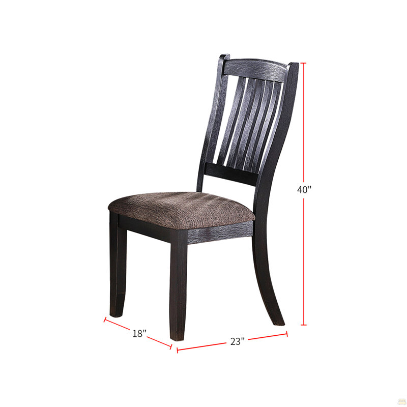 Ensemble de 2 chaises d'appoint rembourrées en tissu