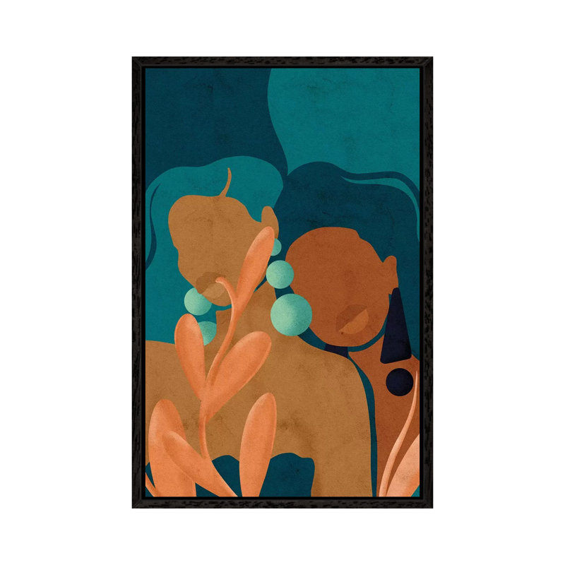 Comfort by Reyna Noriega - Print on Canvas, 101.6 cm H x 66.04 cm W, Black Framed