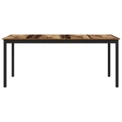 Metal Base Dining Table