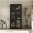 Bookcase Cabinet In Black-980185369