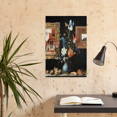 Made In Delft - Art mural d'art contemporain tulipe fleur