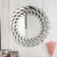 Beveled Frameless Gear Accent Wall Mirror