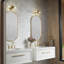 Luminaire de meuble-lavabo d'intérieur 2 lumières Purist ™, homologué UL-66390925-66390924