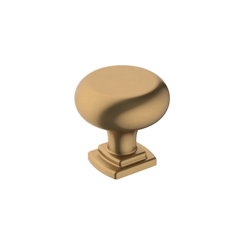 Surpassent le bouton rond de 1 1/4 po de diamètre, Bronze champagne