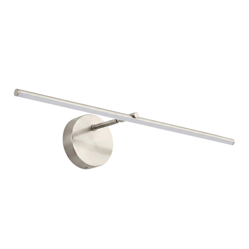 Applique murale à 1 lumière DEL à intensité variable avec 5 lumières réglables Ebern Designs, H 6,9 po x l 24 po x P 6 po