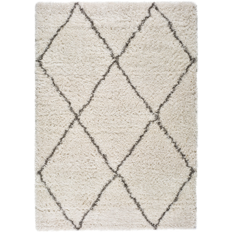 Casterton Geometric Shag Area Rug, Rectangle 200 x 290cm