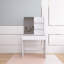 Coiffeuse de rangement avec miroir et 2 tiroirs