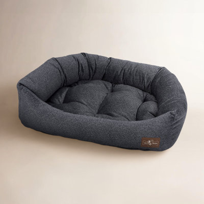 Herringbone Velour Pet Bed