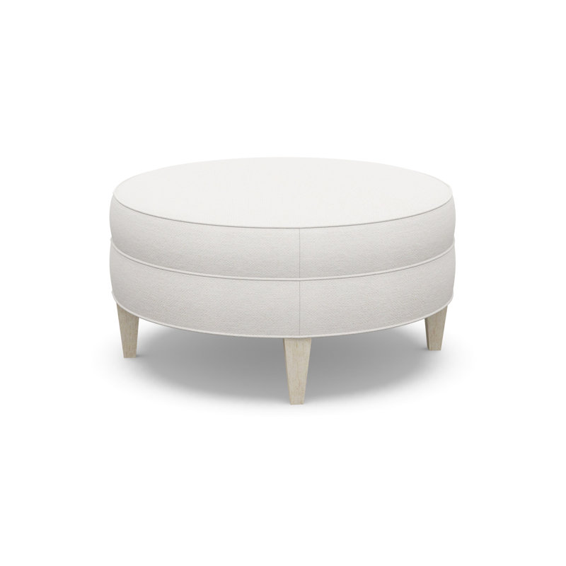Round Ottoman, 9637-82, Sandstone