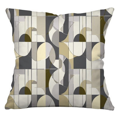 Geometric Design Cool Reversible Throw Pillow