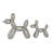 Porcelain Ceramic Balloon Dog Decorative Sculpture Set-51955249