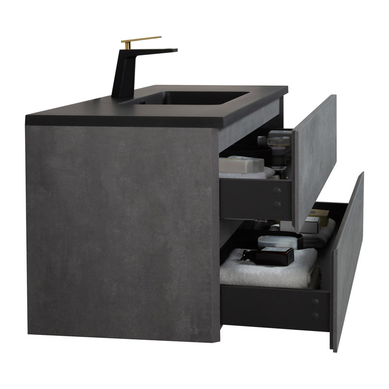 Meuble-lavabo mural simple 47 po