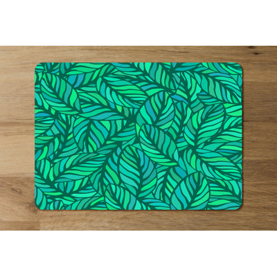 Drucy Wood Floral Rectangle Placemat