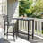 Counter Height 36.97'' Iron Bar Table-166947702-159474291