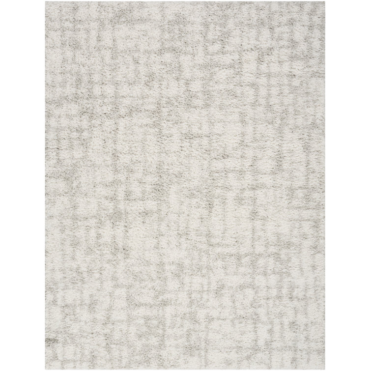 17 Stories Teiarra Ivory Grey Modern Indoor Rug