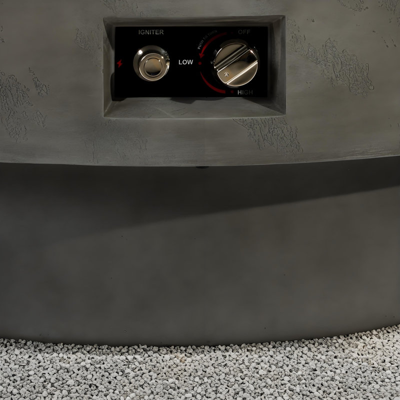 Table ronde pour foyer au propane 34 po 50 000 BTU
