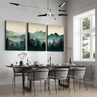 3 Piece Wrapped Canvas Wall Art